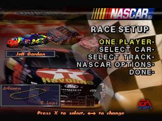Screenshot Thumbnail / Media File 1 for NASCAR '98 [NTSC-U]